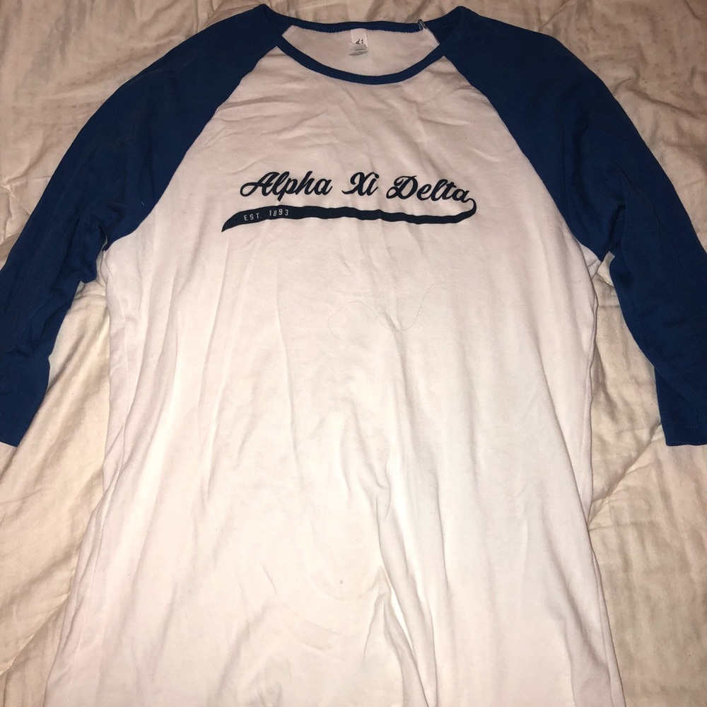 Alpha xi delta Baseball tee